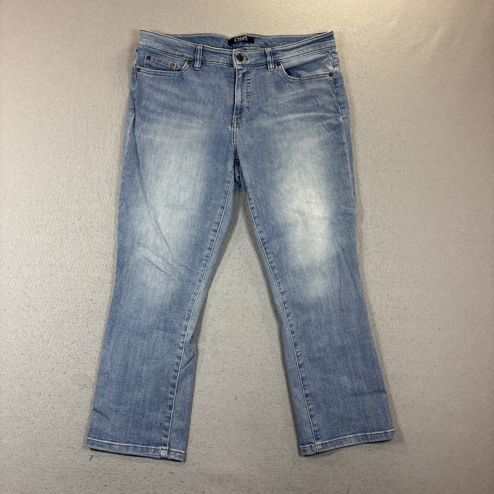 Chaps Women's Jean/Denim‎ Capri Size 12 Stretch Comfort Outdoor